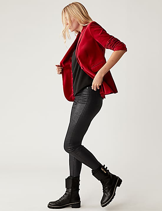 Tailored Striped Longline Waistcoat