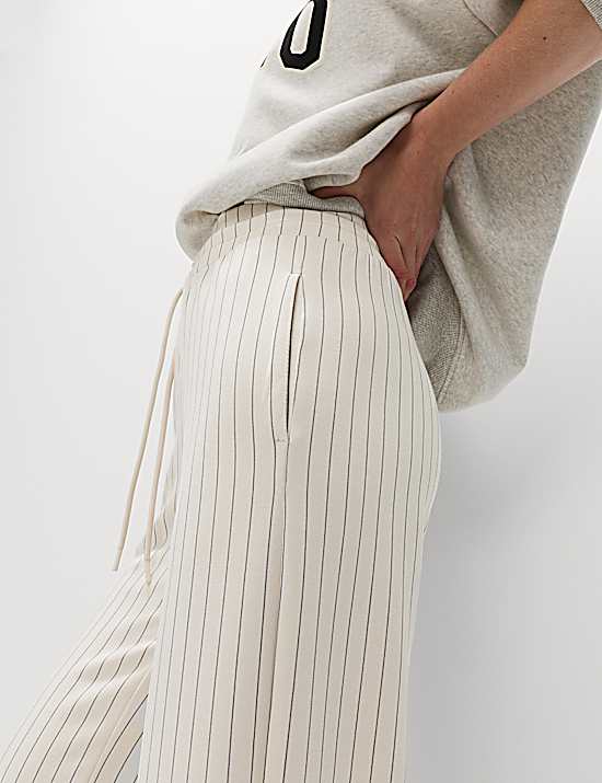 Tailored Striped Longline Waistcoat