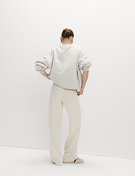 Tailored Striped Longline Waistcoat