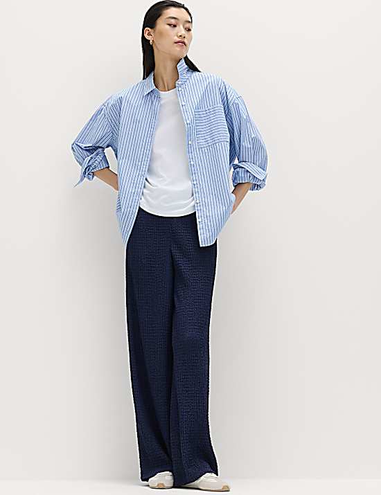Tailored Striped Longline Waistcoat