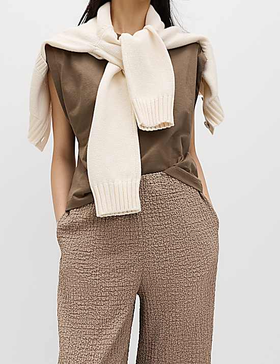 Tailored Striped Longline Waistcoat