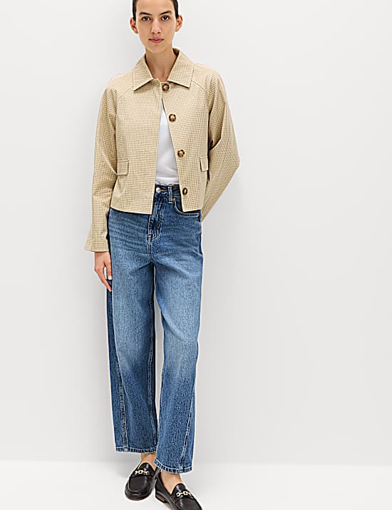 Tailored Striped Longline Waistcoat
