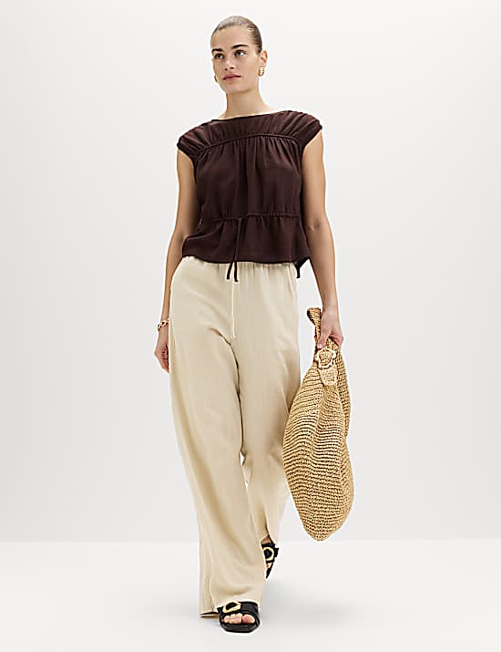 Tailored Striped Longline Waistcoat