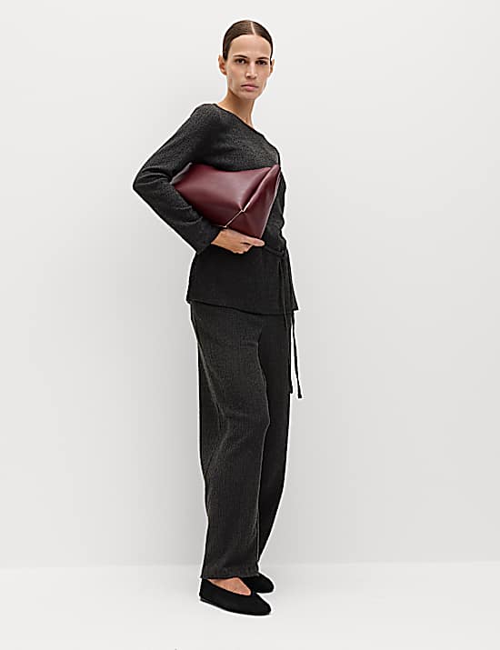 Tailored Striped Longline Waistcoat