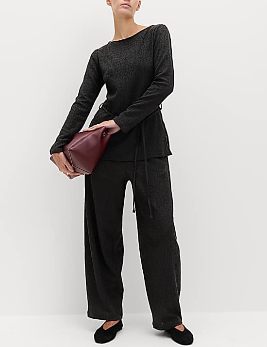 Tailored Striped Longline Waistcoat