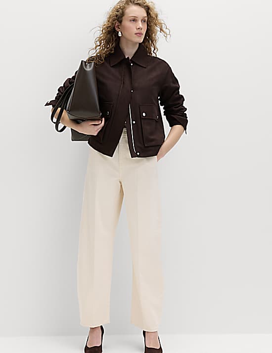 Tailored Striped Longline Waistcoat