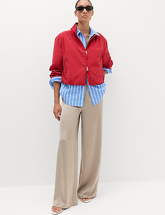 Tailored Striped Longline Waistcoat