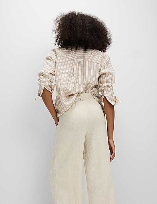 Tailored Striped Longline Waistcoat