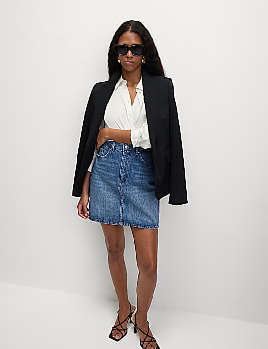 Tailored Striped Longline Waistcoat