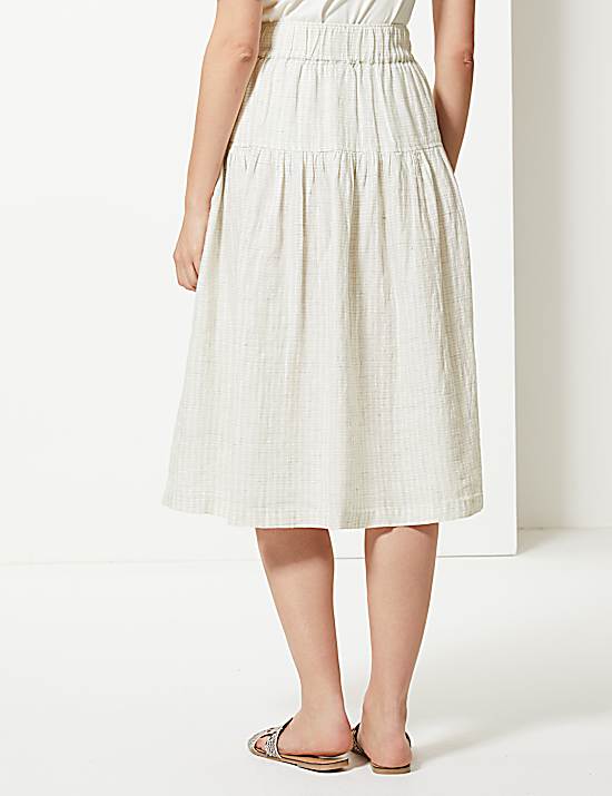 Tailored Striped Longline Waistcoat