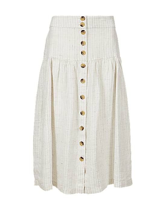 Tailored Striped Longline Waistcoat