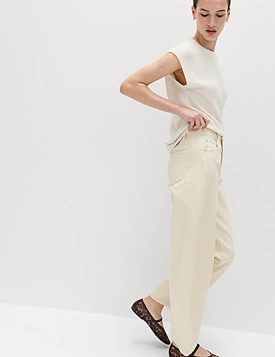 Tailored Striped Longline Waistcoat