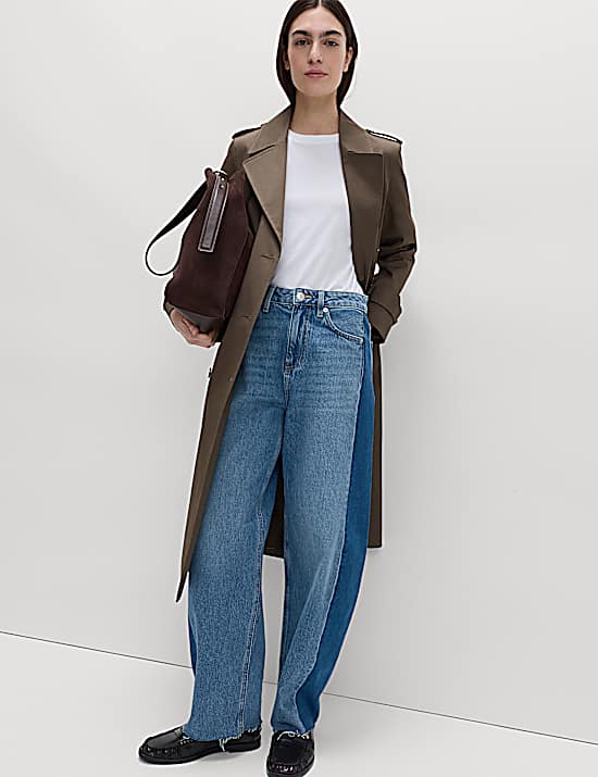 Tailored Striped Longline Waistcoat