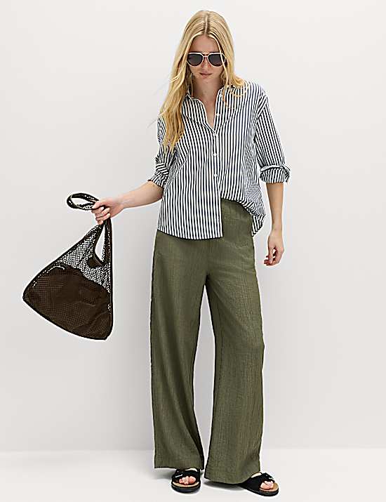 Tailored Striped Longline Waistcoat