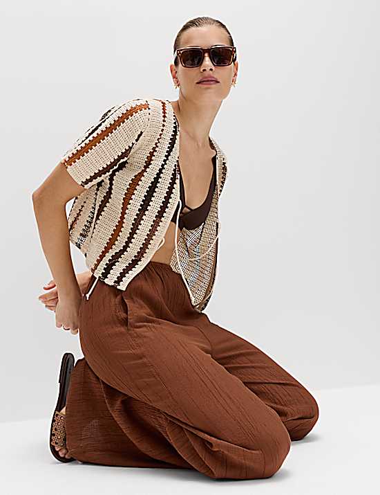Tailored Striped Longline Waistcoat