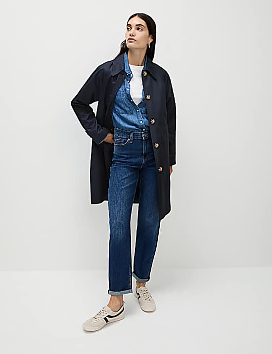 Tailored Striped Longline Waistcoat