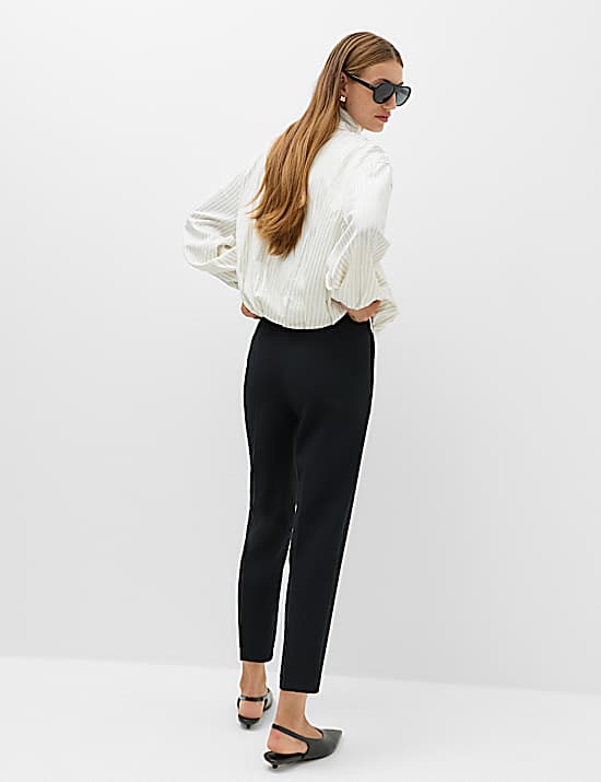 Tailored Striped Longline Waistcoat