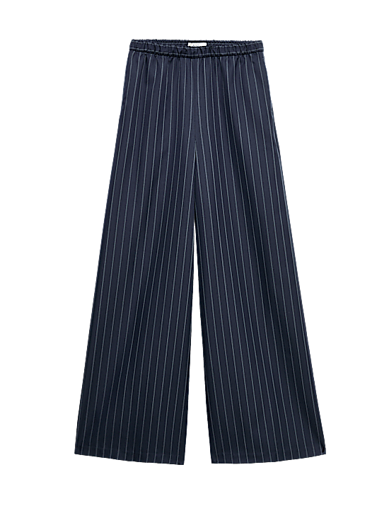 Tailored Striped Longline Waistcoat