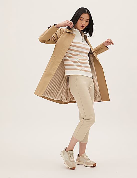 Tailored Striped Longline Waistcoat