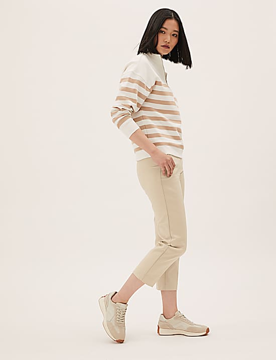 Tailored Striped Longline Waistcoat
