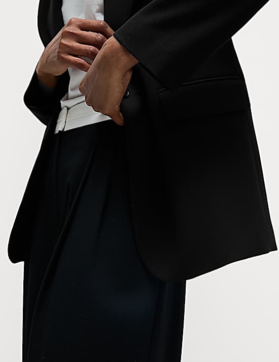 Tailored Striped Longline Waistcoat
