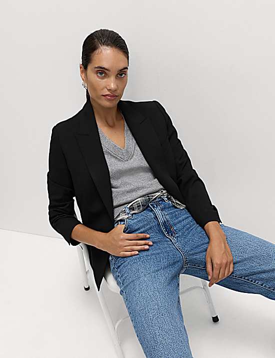 Tailored Striped Longline Waistcoat