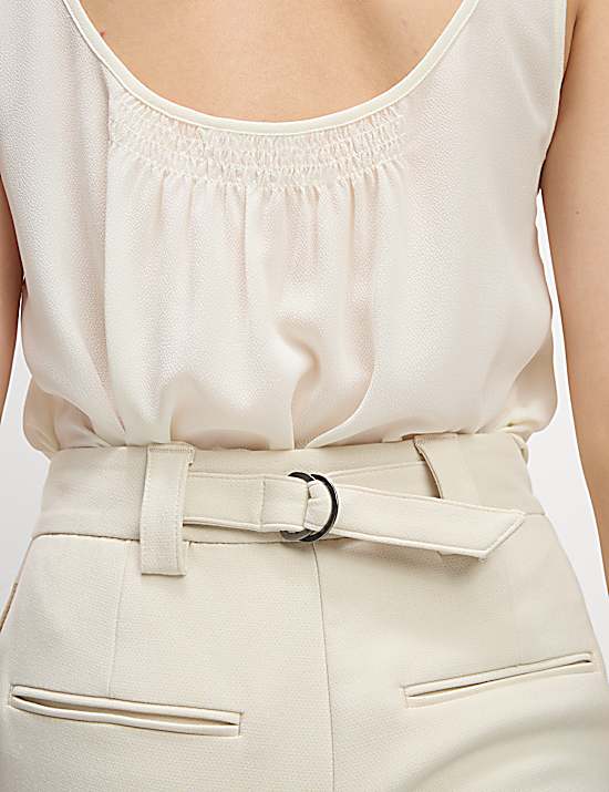 Tailored Striped Longline Waistcoat