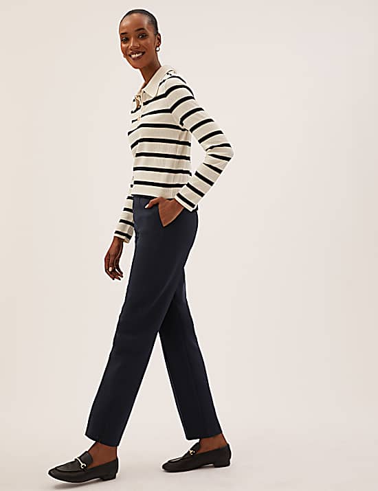 Tailored Striped Longline Waistcoat