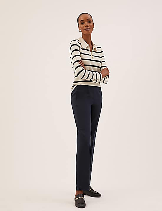 Tailored Striped Longline Waistcoat