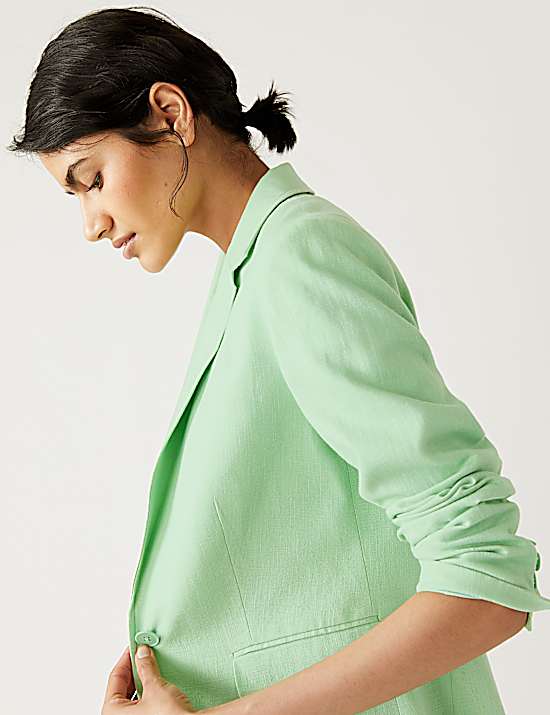 Tailored Striped Longline Waistcoat
