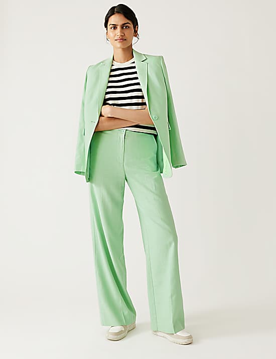 Tailored Striped Longline Waistcoat
