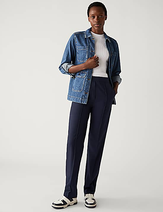 Tailored Striped Longline Waistcoat