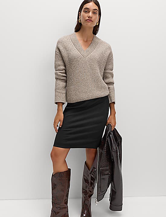Tailored Striped Longline Waistcoat