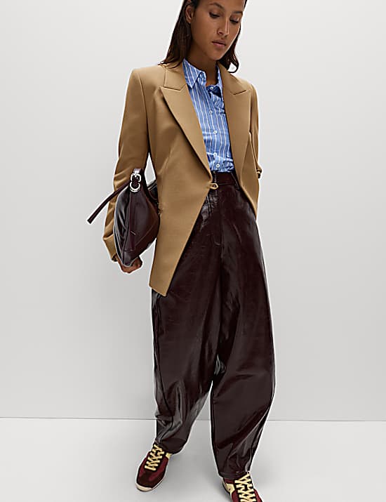 Tailored Striped Longline Waistcoat