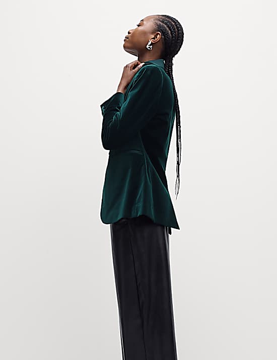 Tailored Striped Longline Waistcoat
