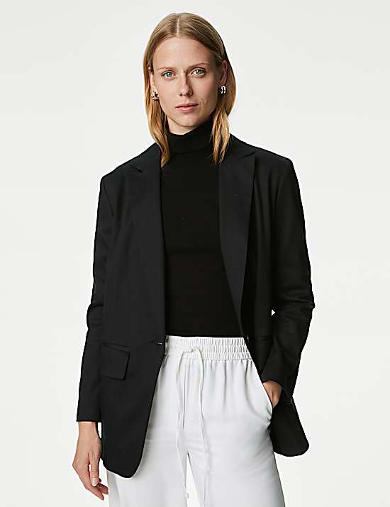 Tailored Striped Longline Waistcoat