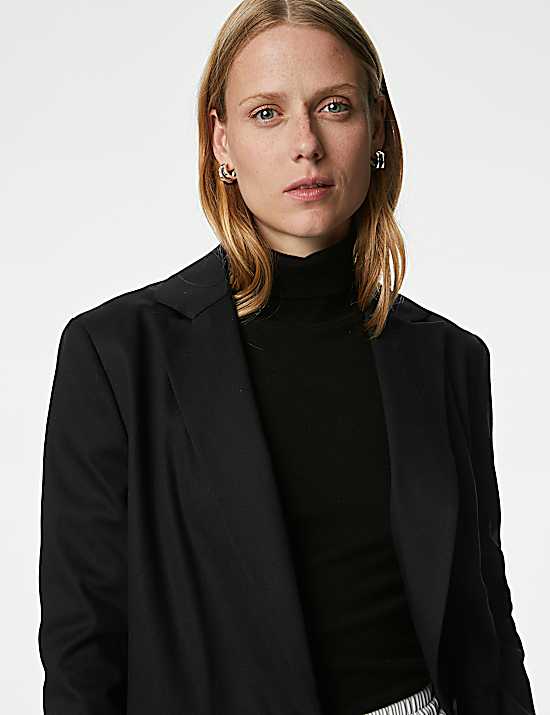 Tailored Striped Longline Waistcoat