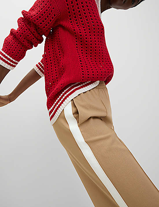 Tailored Striped Longline Waistcoat