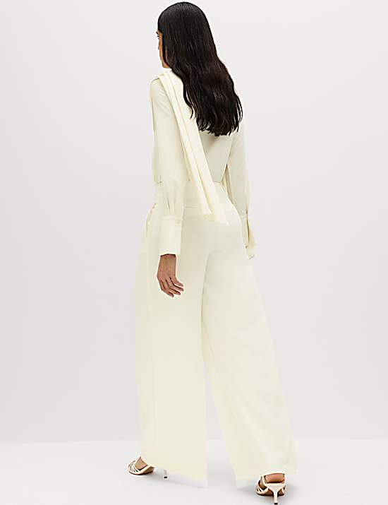 Tailored Striped Longline Waistcoat