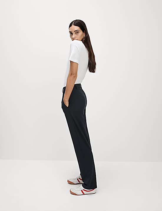 Tailored Striped Longline Waistcoat