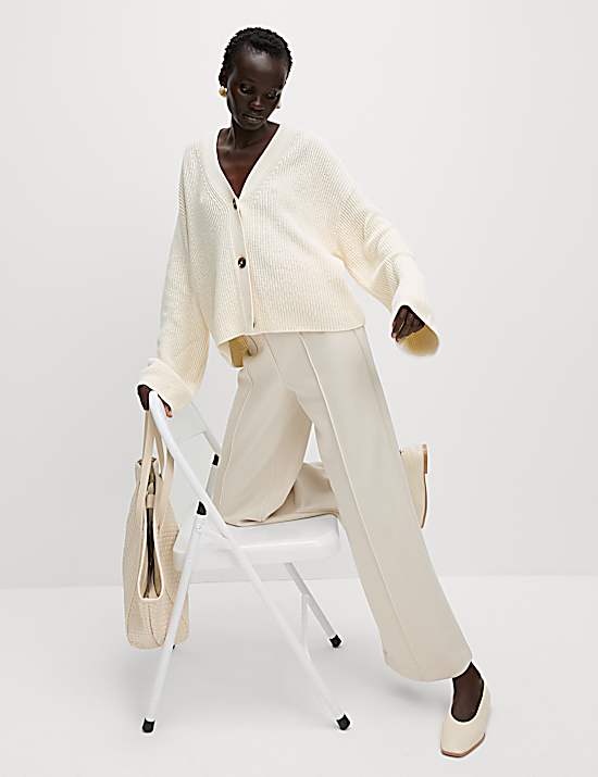 Tailored Striped Longline Waistcoat