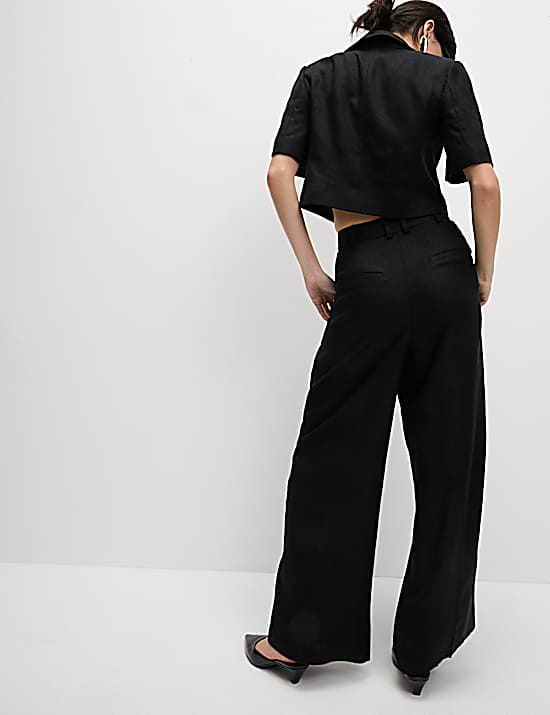 Tailored Striped Longline Waistcoat