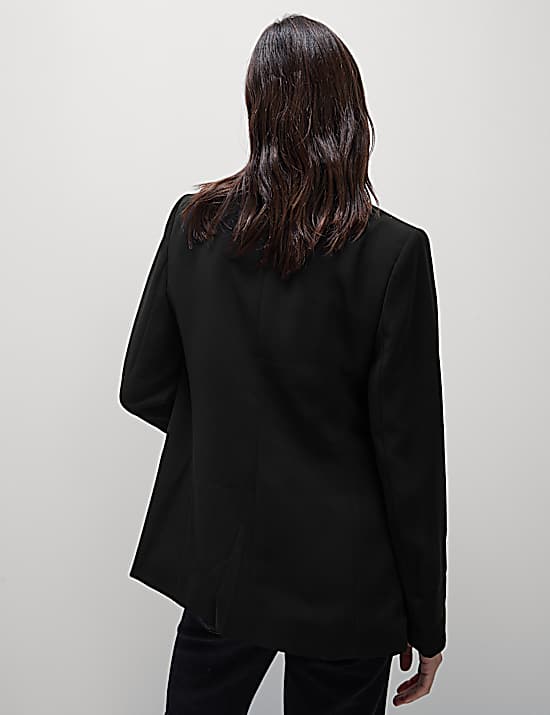 Tailored Striped Longline Waistcoat
