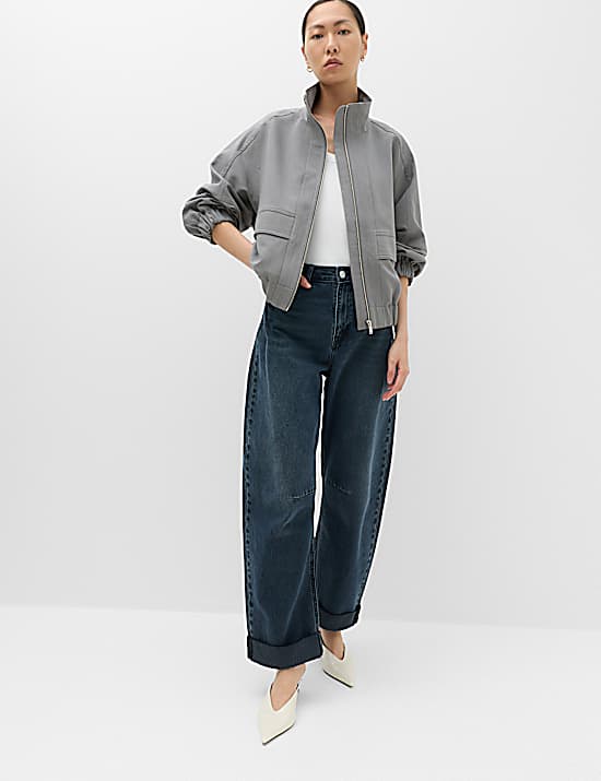 Tailored Striped Longline Waistcoat