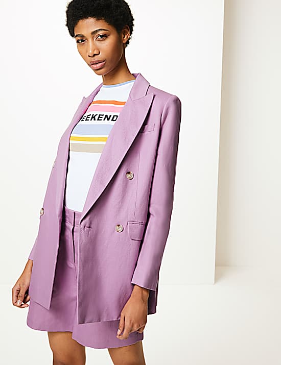 Tailored Striped Longline Waistcoat