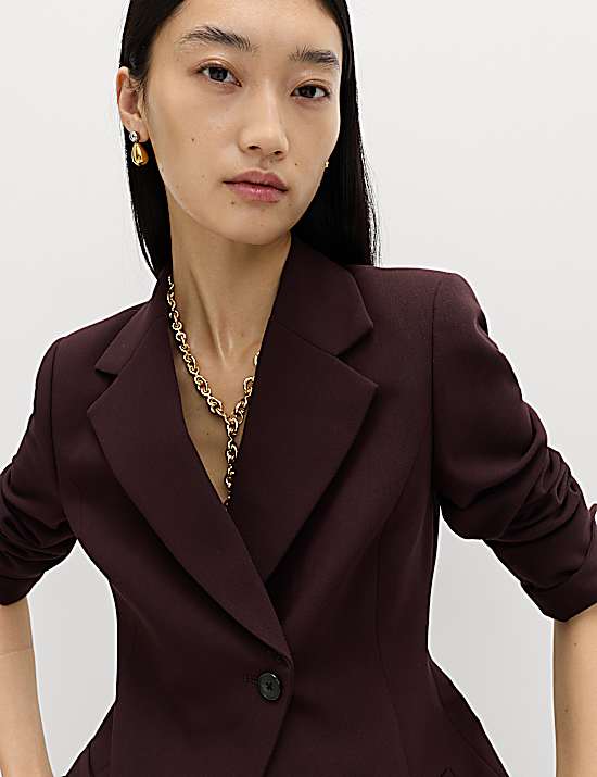 Tailored Striped Longline Waistcoat