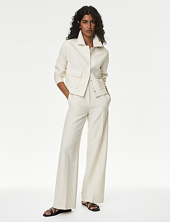 Tailored Striped Longline Waistcoat