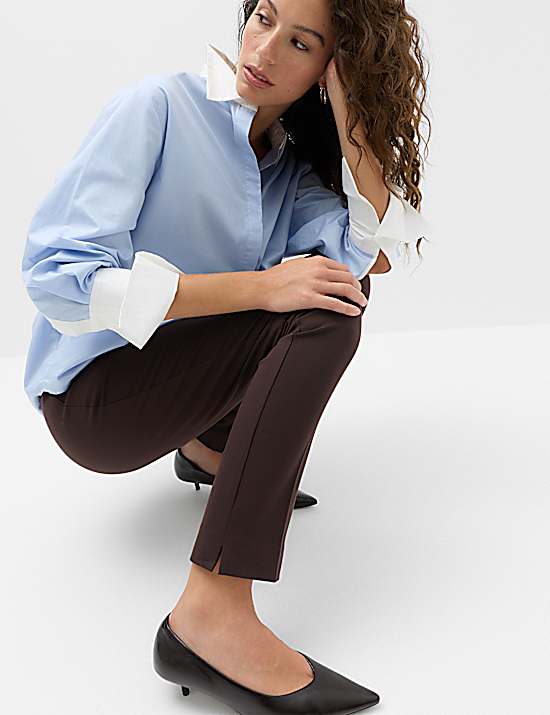Tailored Striped Longline Waistcoat