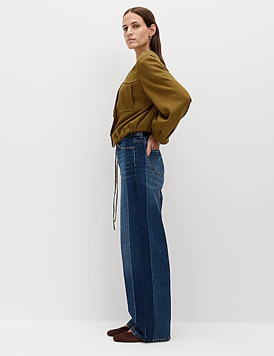 Tailored Striped Longline Waistcoat