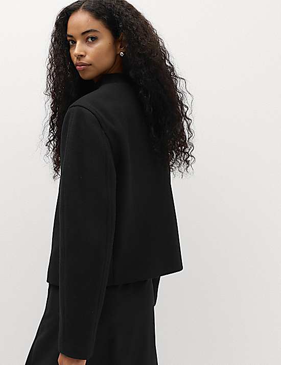 Tailored Striped Longline Waistcoat